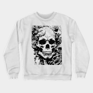 gothic ornamental skull Crewneck Sweatshirt